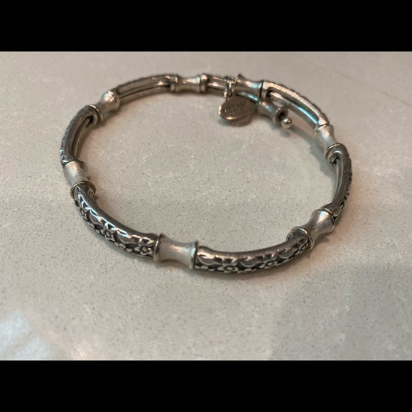 Alex and Ani Vintage Collection Silver Bracelet - Picture 2 of 5
